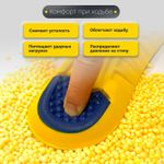 Стельки для обуви с ПЯТОЧНЫМ АМОРТИЗАТОРОМ, материал PU PRO, размер RU 41-44 / EU 42-45, с линиями выреза, SHEGRA (ШЕГРА), 700770