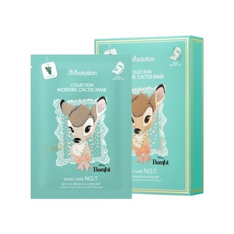 Маска тканевая увлажняющая с кактусом JMsolution Disney collection moisture cactus mask, 30 мл