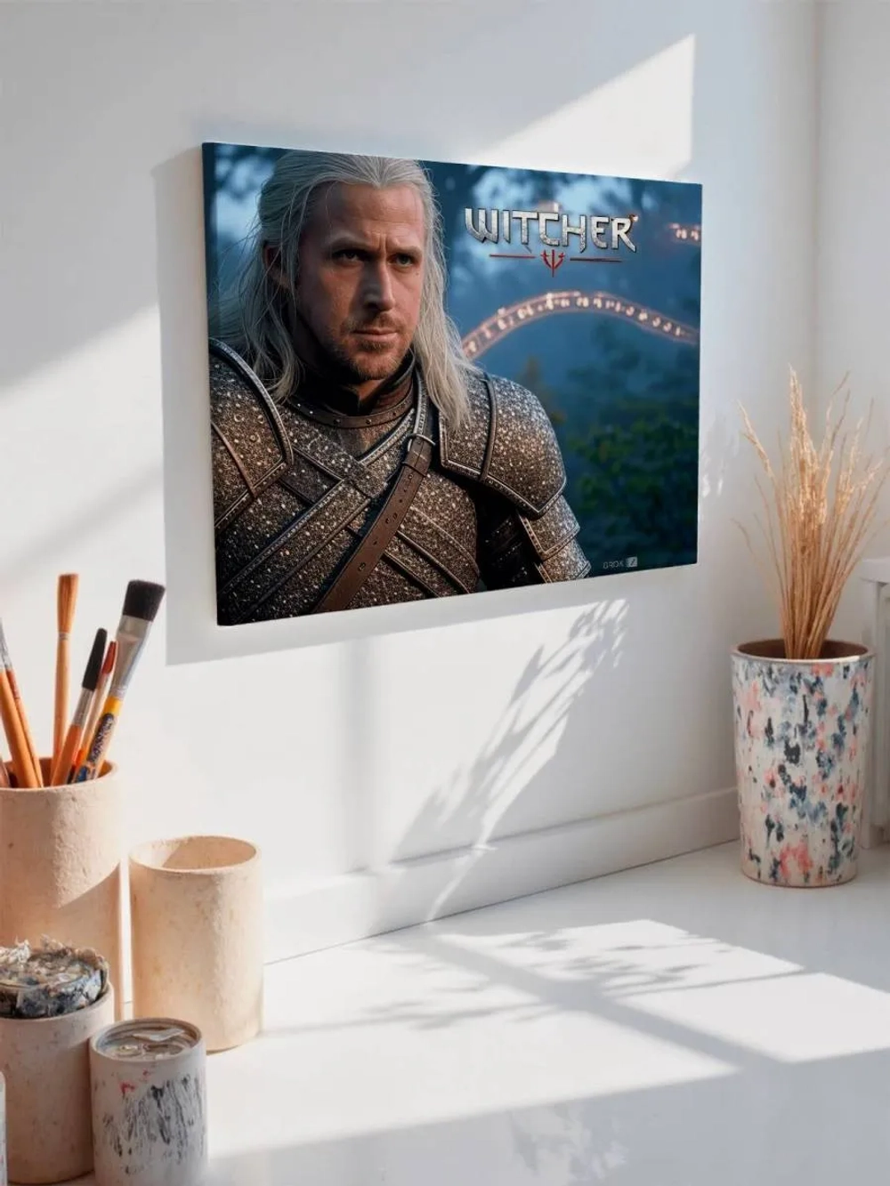 Картина на стену 40 X 50 Ведьмак