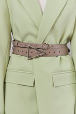 БАЗОВЫЙ ТОНКИЙ РЕМЕНЬ С МЯТОЙ ПРЯЖКОЙ COCOA