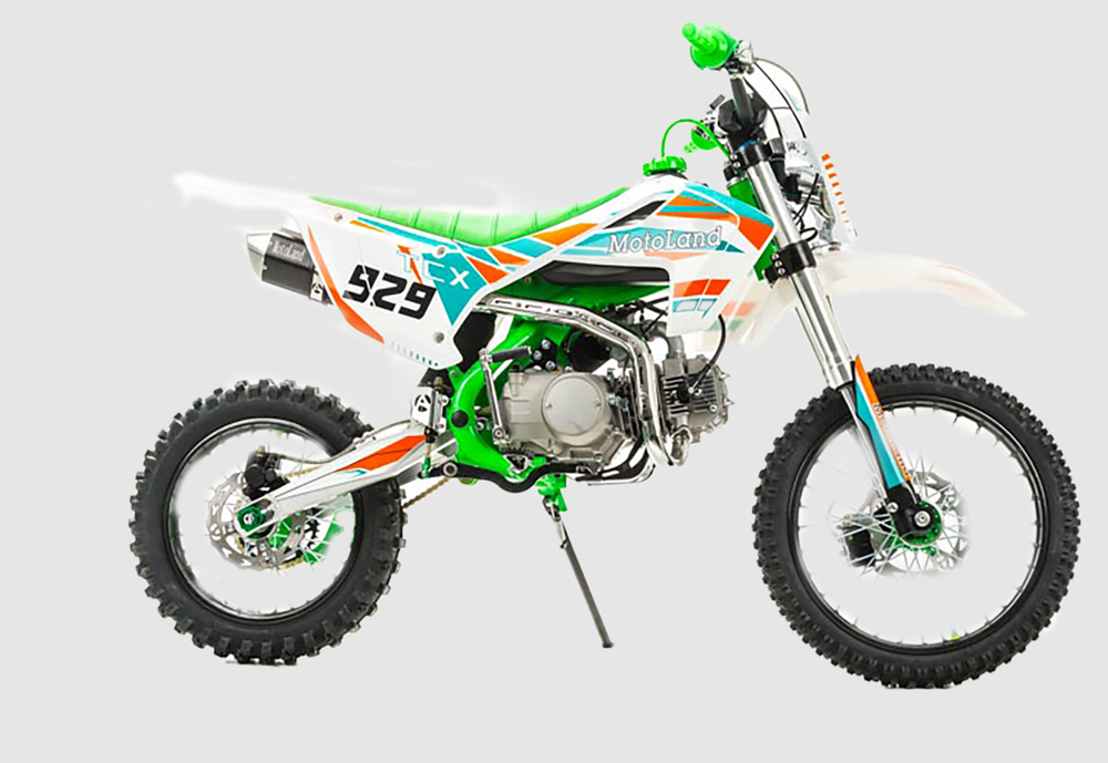 Питбайк Motoland TCX140 (2021 г.) Зеленый