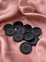 Пуговицы на прокол17 черные