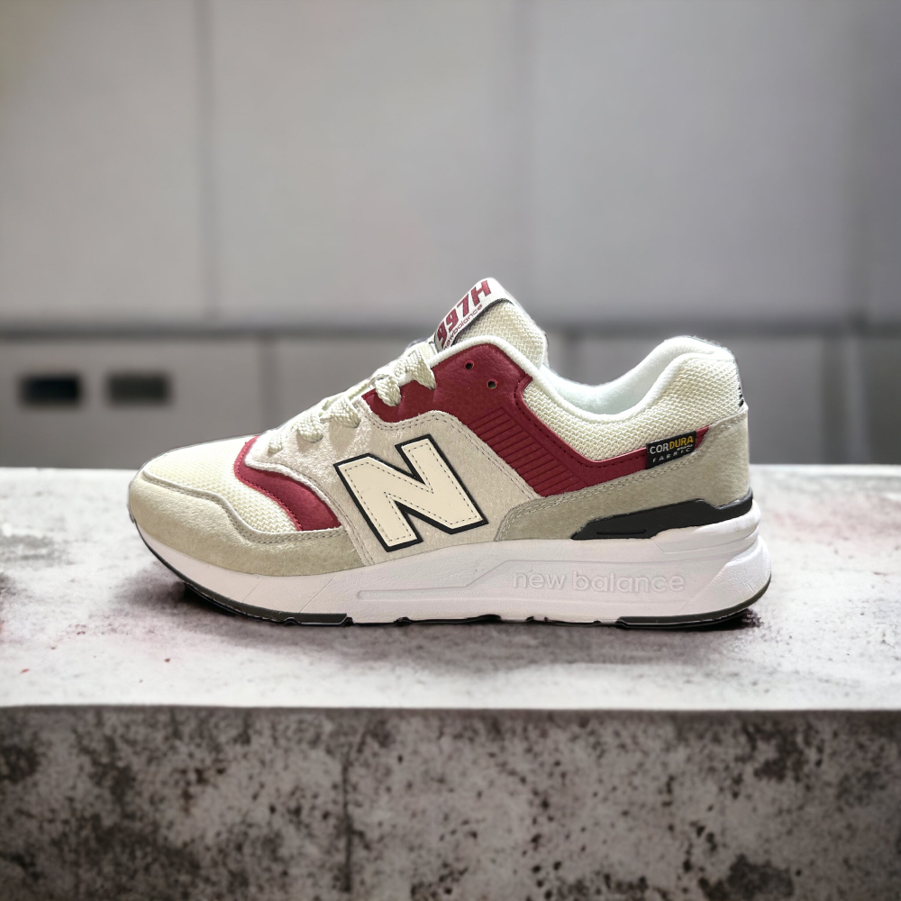 New balance 997h white red sales