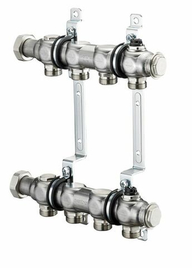 Коллекторная группа для отопления Oventrop Multidis SH - 4 выхода