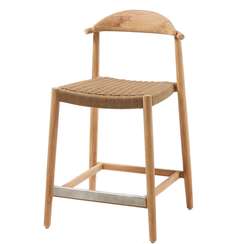 Полубарный стул Glynis, 62 см, массив эвкалипта