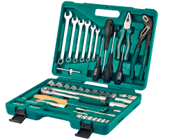 S04H52460S Набор инструмента универсальный 1/4", 1/2"DR, 60 предметов