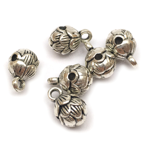 Бейл "Артишок" 11х7 мм, под серебро