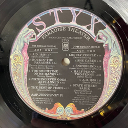 Винтажная виниловая пластинка LP Styx Paradise Theatre (Japan 1981) (Obi) Lonely People