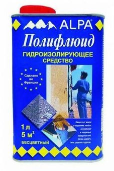 Alpa Polyfluid проникающая гидроизоляция 1 л