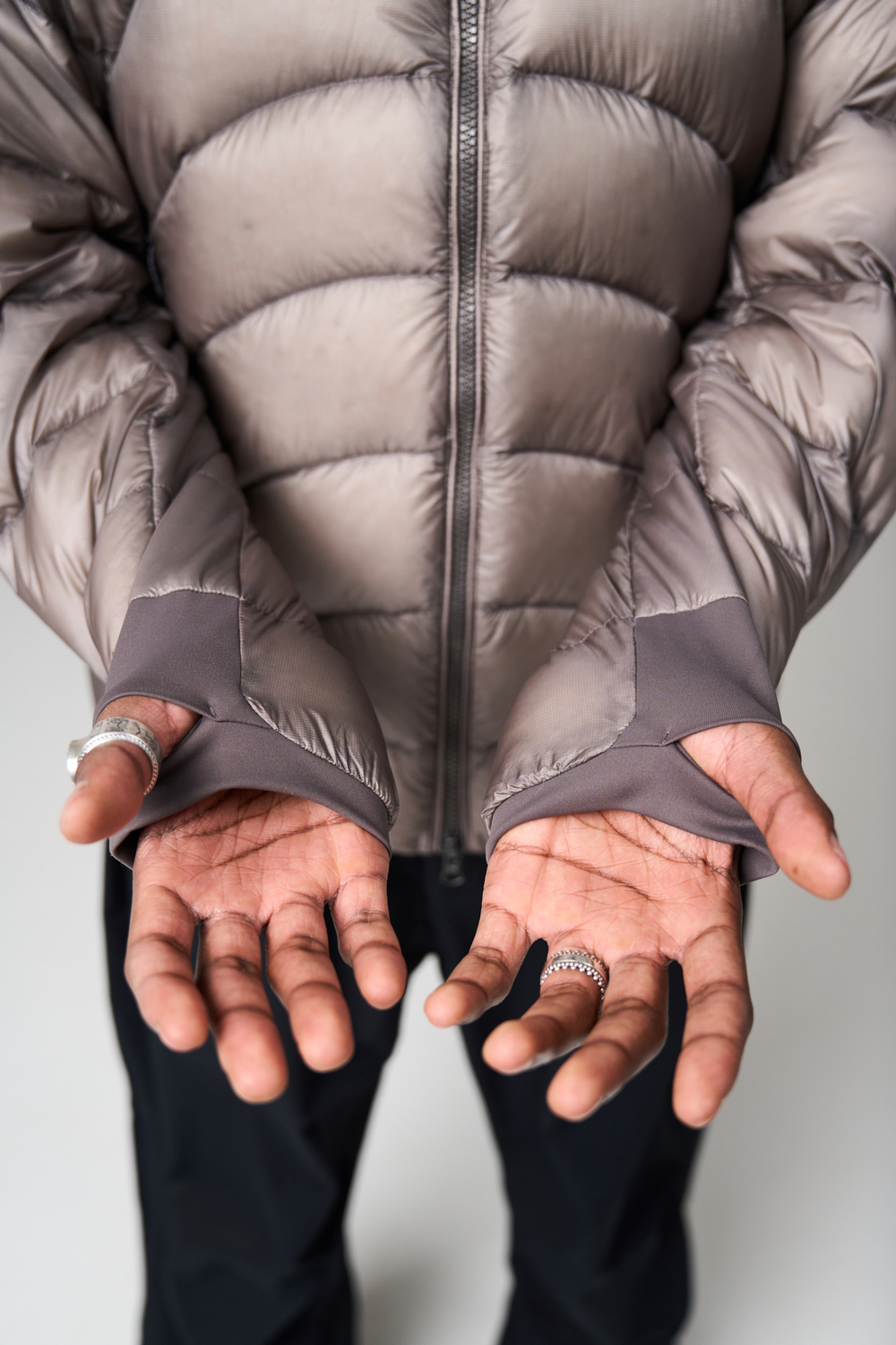 Куртка Nothomme Blue Monte Lightweight Down Jacket "Mauve Gray"