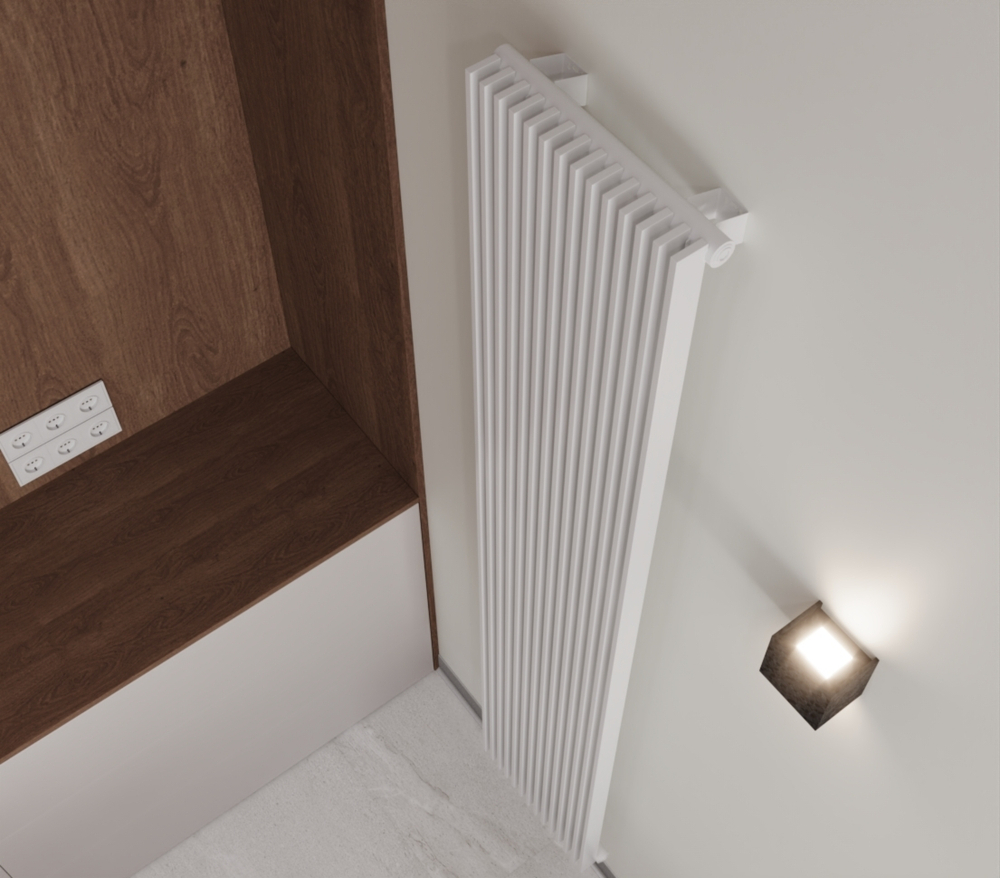 Дизайн-радиаторы Параллели 2034мм с нижним подключением