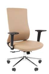 Офисное кресло Chairman 500LUX Россия экокожа бежевый БП