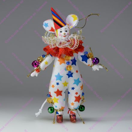Ёлочная игрушка Мальчик-Мышонок в колпачке