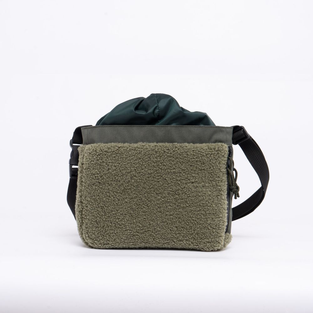 Сумка Якорь Сборка-мини 24 зеленая шерпа / зеленый нейлон