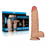 Страпон с вибрацией Ingen 9,5 (пояс+дилдо) L/XL/2XL