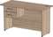 Стол письменный 2 ящика Стандарт- дуб сонома