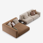 4-х местный нераскладной диван с кушеткой KYOTO KO-14