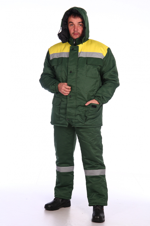 КОСТЮМ "БУРЕВЕСТНИК УЛЬТРА" КУРТКА+ПК (ЗЕЛЕНЫЙ+ЖЕЛТЫЙ)