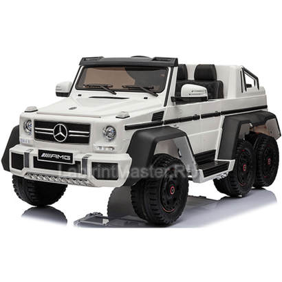 Детский электромобиль "Mercedes Benz", шестиколесный,белый