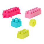 Конструктор блочный 60 элементов, сумка 5548