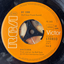 Винтажная виниловая пластинка 7 дюймов (маленькая пластинка) Baccara Body Talk (Германия 1979)
