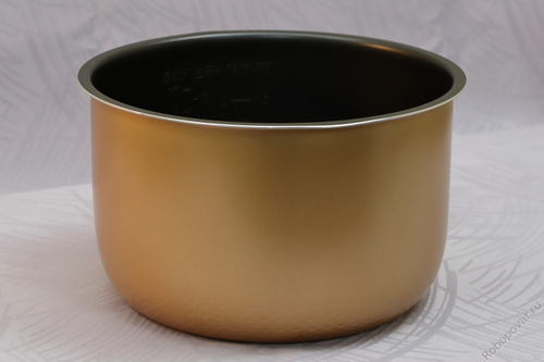 НЕКОНДИЦИЯ: Чаша (кастрюля) с простым тефлоновым покрытием для мультиварок на 5 литров