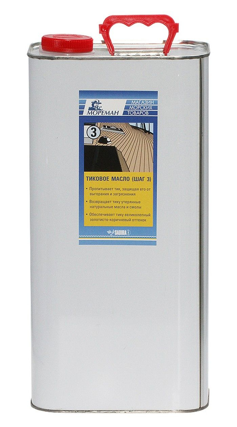Тиковое масло (Шаг 3), "Мореман" 5000 мл (10258818)