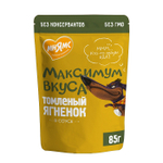 Влажный корм пауч для собак Мнямс максимум вкуса томленый ягненок в соусе 85г 24 шт