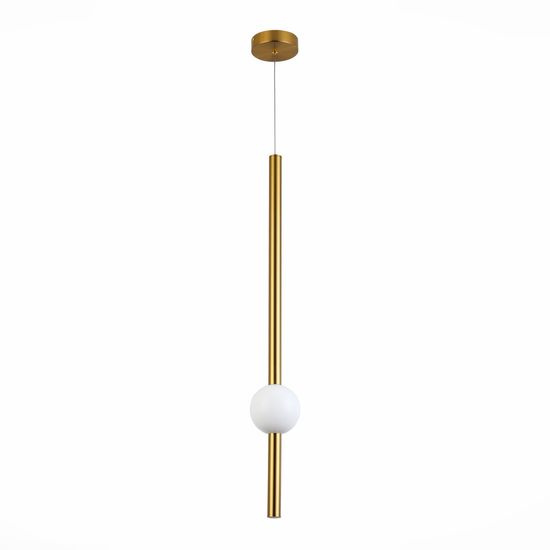 SL1222.233.01 Светильник подвесной ST-Luce Золотистый/Золотистый, Белый LED 1*18W 4000K ANGURRA