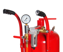 Аппарат пескоструйный 38л шланг 1/2", 250PSI JTC