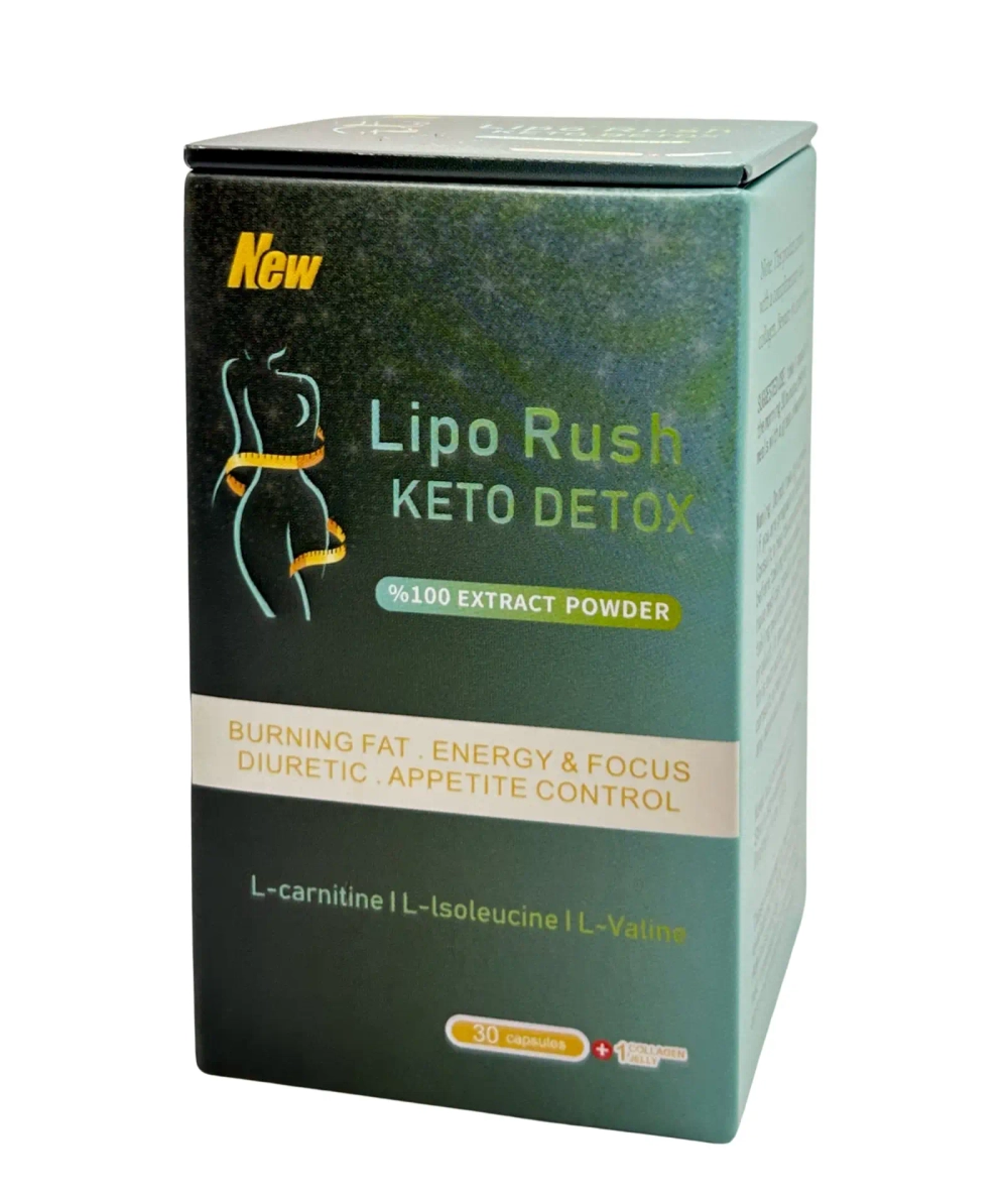 Lipo rush Keto Detox жиросжигатель усиленный в капсулах