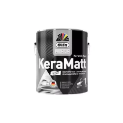Краска для стен и потолков сверхпрочная Düfa Premium KeraMatt Keramik Paint глубокоматовая база 1