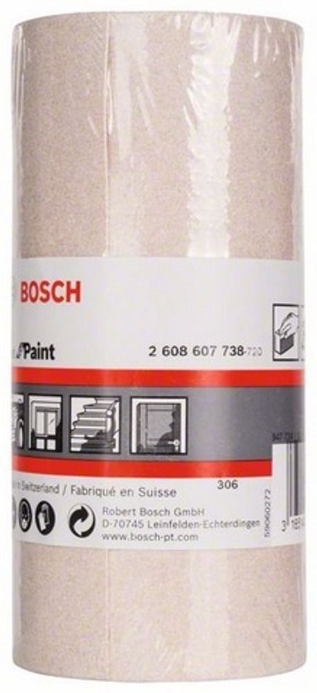 Шлифрулон BOSCH 5М 115мм K180 B.f.Paint