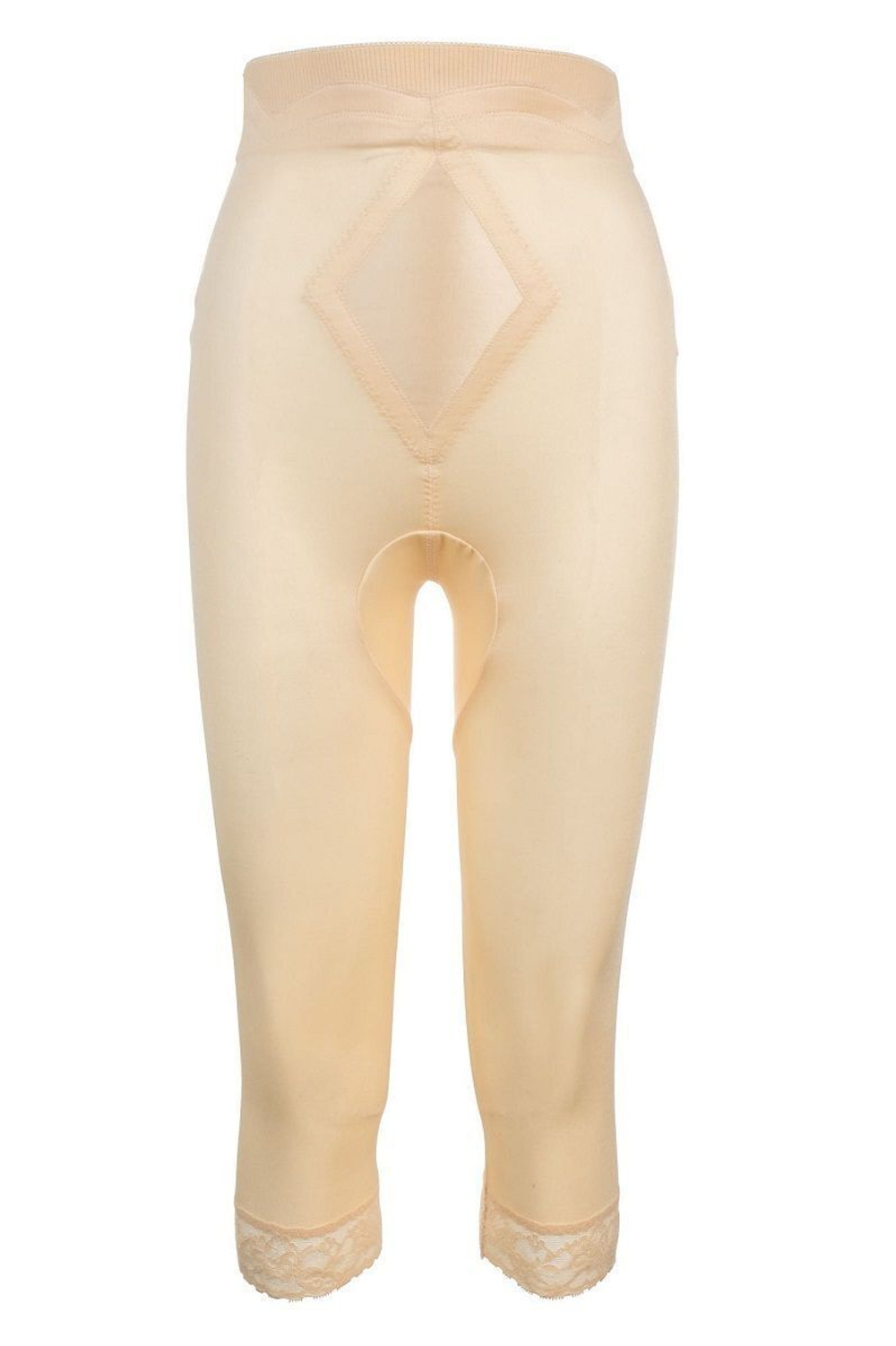 Корсетные штаны-капри с завышенной талией (Размер: 6X) (Цвет: черный)