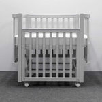 Кроватка ANTEMI Terra Light NEW с маятником, 100х70, арт. НИК 17к серая