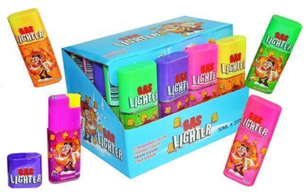Жид.карамель Зажигалка Big lighter spray 20*55ml