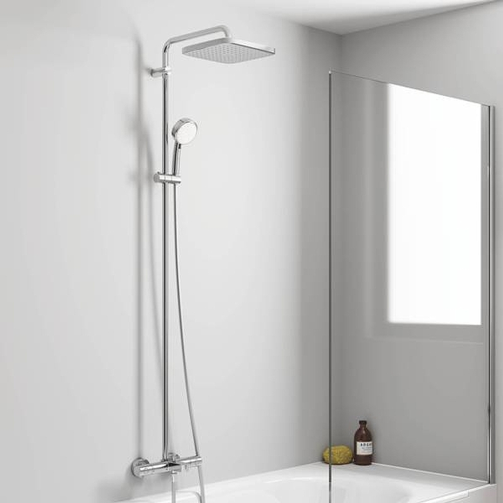 Душевая система Grohe Tempesta Cosmopolitan 26691000 с термостатом Хром