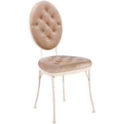 Стул кованый Аделаида Айвори Того Карамель