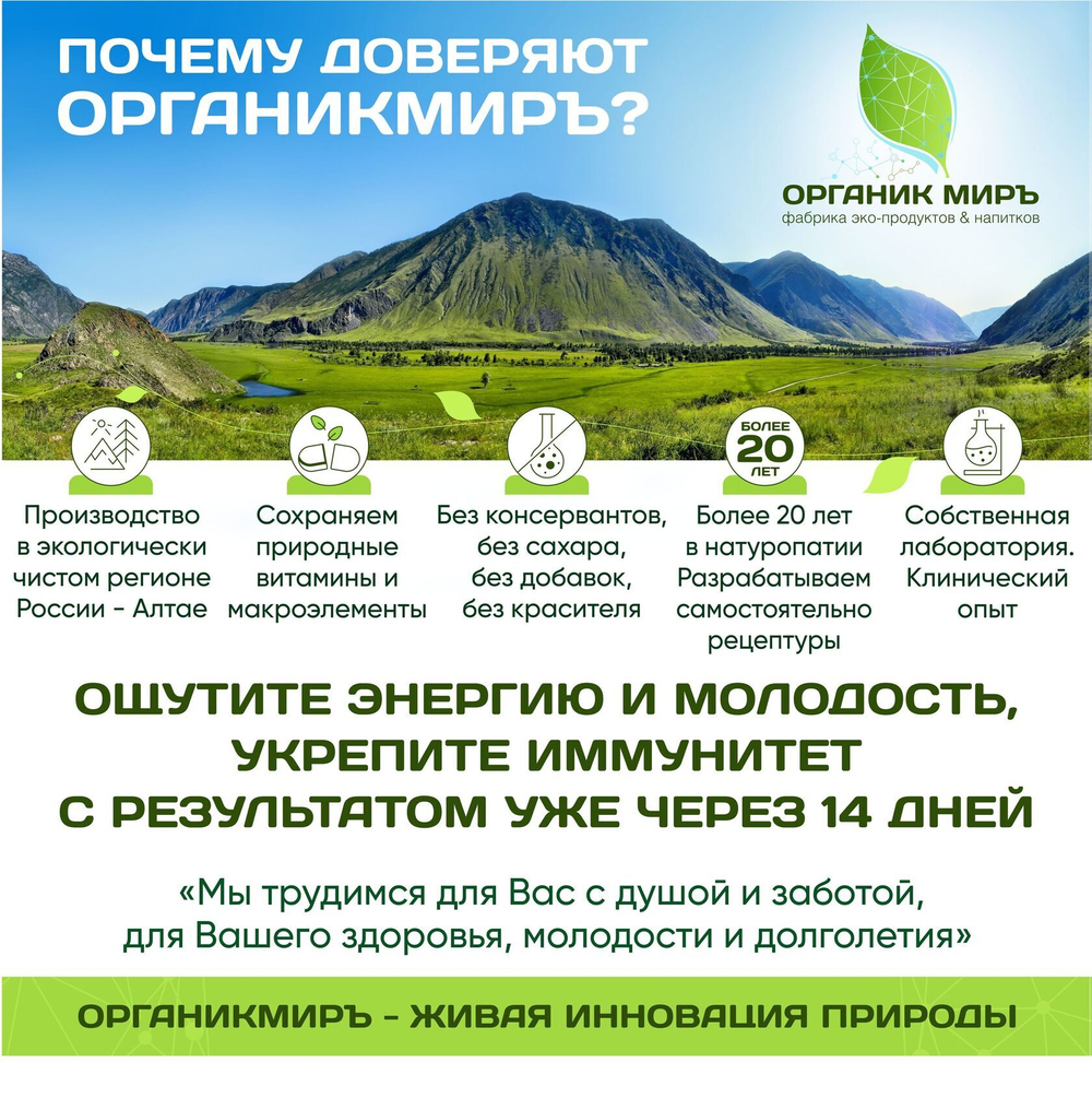 Мумие Алтайское очищенное высокогорное, 50 г Горный Алтай органикМИРЪ