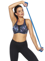 Бюстгальтер plus size Dina для занятий спортом и активного отдыха (Размер: 75K) (Цвет: темно-синий)