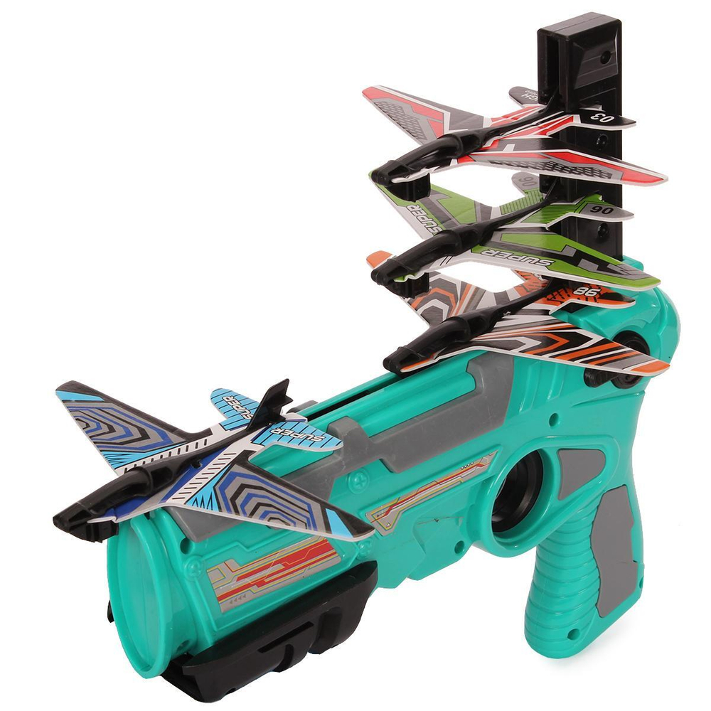 Пистолет с самолетиками, коробка HJ002