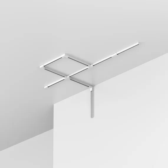 Профиль 3м Elasity IP накладной белый Outdoor o-tr001-p-w3m