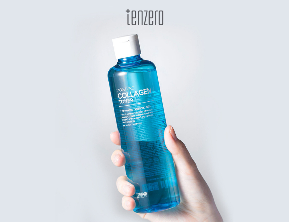 Разглаживающий тонер с коллагеном Tenzero Moisture Collagen Toner (300мл)