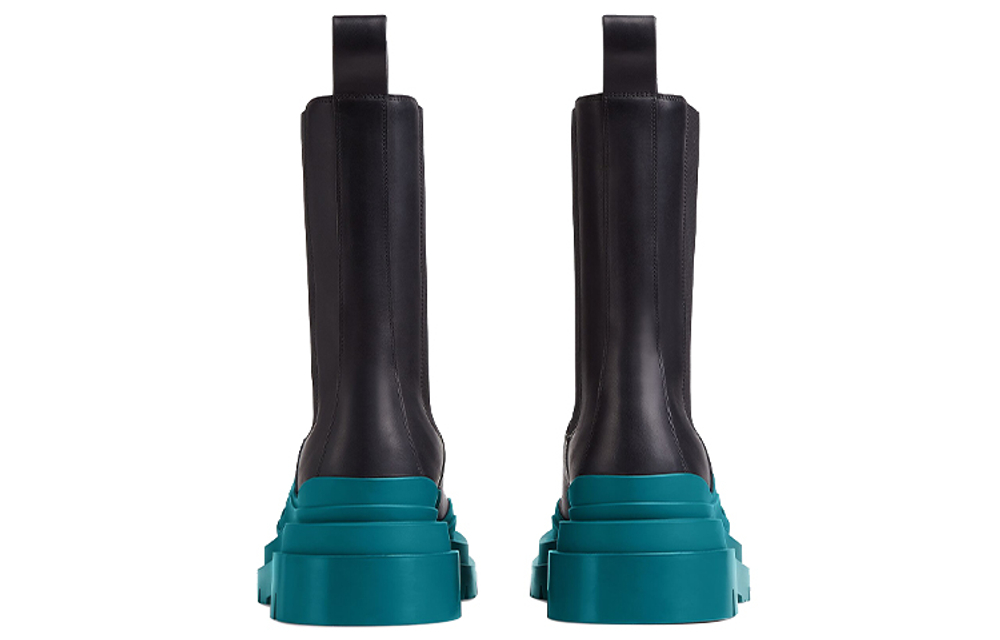 Bottega Veneta Tire Chelsea Boots Women"s Black Blue