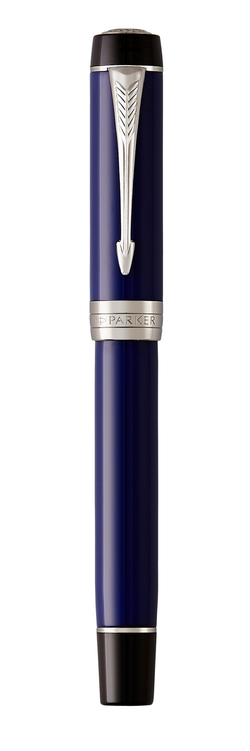 Перьевая ручка Parker Duofold Classic International, Blue and Black CT, перо: F
