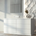 Рамка на 5 постов Slab (белый софт) W0052961