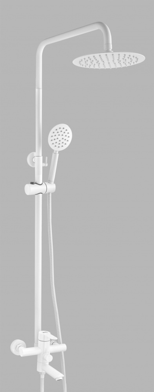 33032-F Од. душ. система из НЕРЖ. (БЕЛЫЙ)  HANSEN (5/1шт)