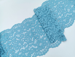 Эластичное кружево, 22 см, арктический лёд, (Арт: EK-2199), м