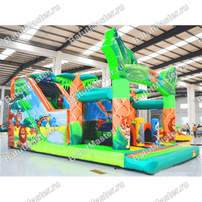 Коммерческий надувной батут "Мир сафари"