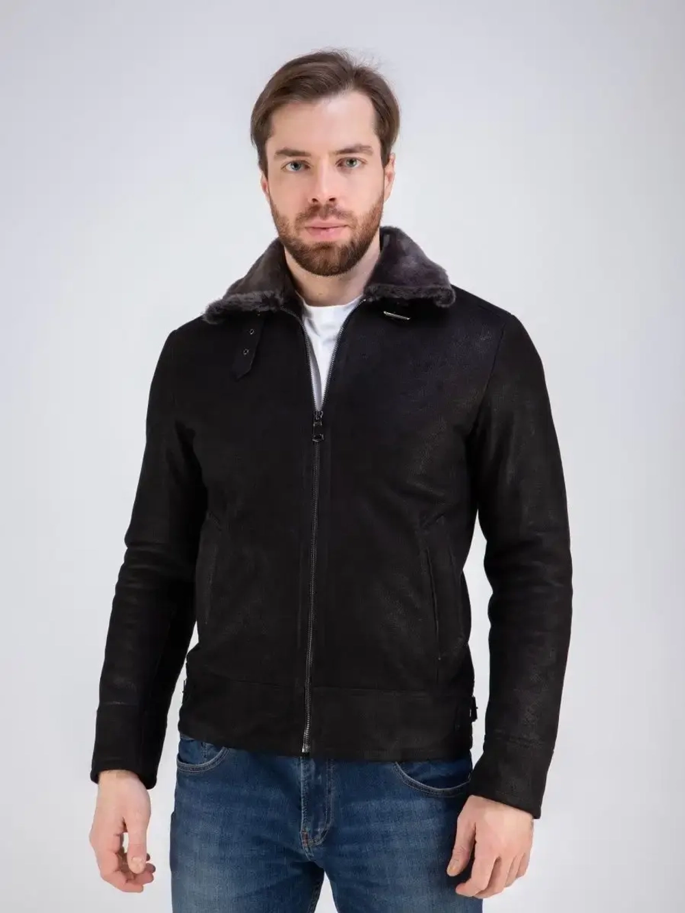 Дубленка мужская зимняя натуральная  Турция